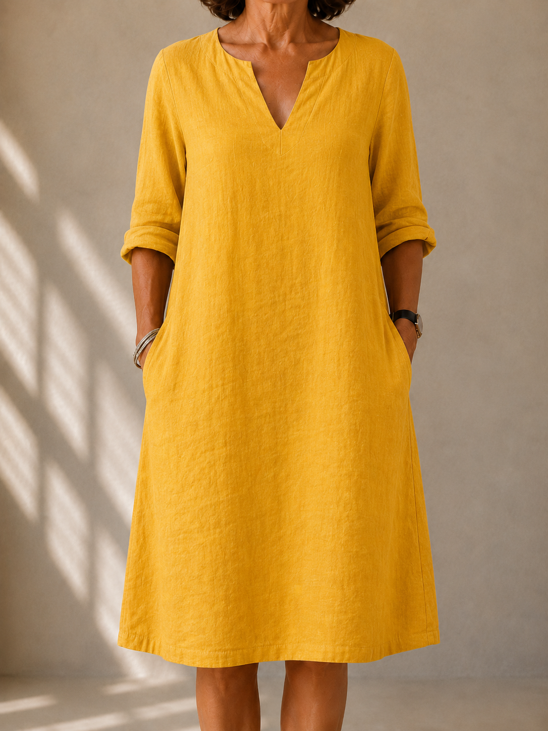 Imani | Long-Sleeve Fluid Dress