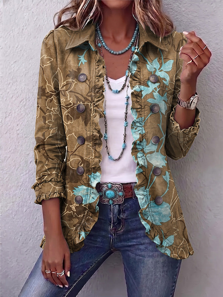 SUNDARA Gradient Floral Jacket – Wells & Rose
