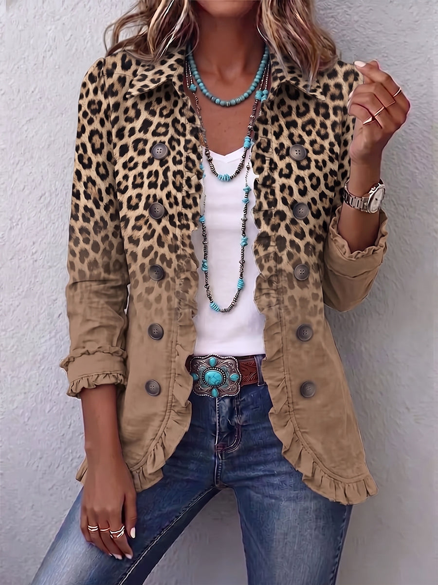 TAWNY Gradient Leopard Jacket – Wells & Rose