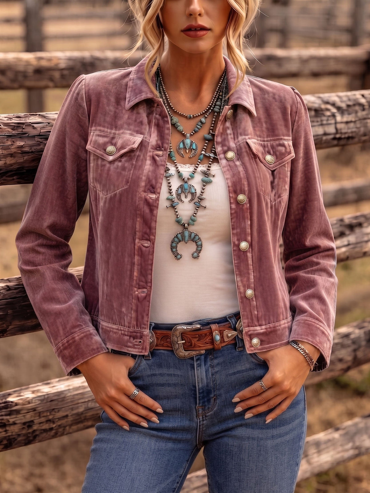 Dianne | Vintage Style Boho Velvet Jacket