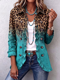 ELSPETH | Ombré Leopard Blazer