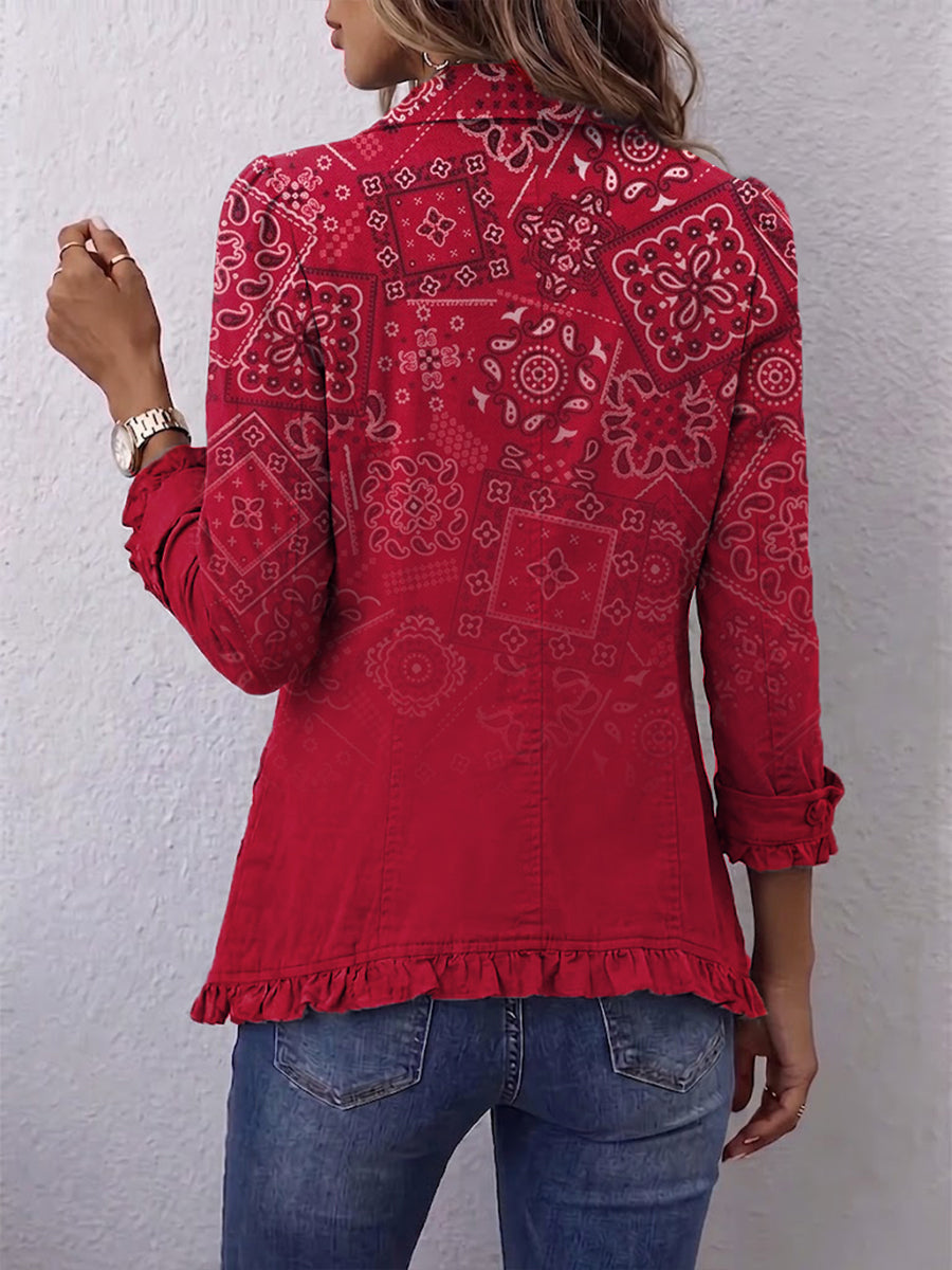 CRISELLE Ombré Paisley Jacket – view 2