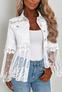 SUNNELACE | Openwork Hem Jacket