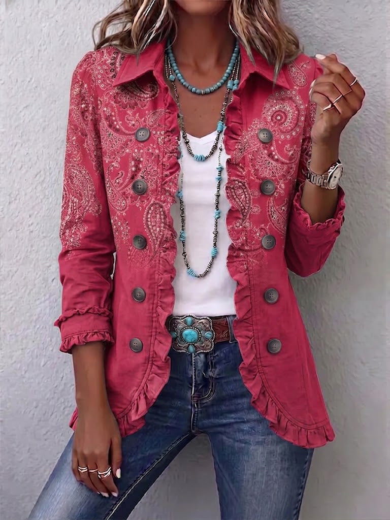ANOUK Paisley Lapel Jacket – Wells & Rose