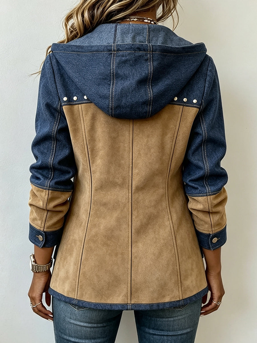 FAWNRIDGE Patchwork Hooded Jacket – view 2