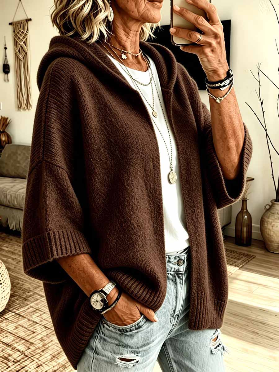 Taylor™ | Women's Hooded Knit Cardigan