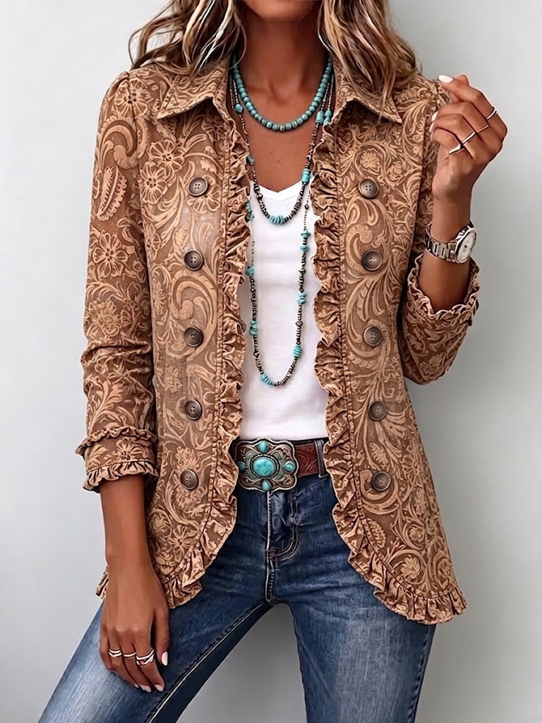 VYCLARA Bohemian Floral Jacket – Wells & Rose