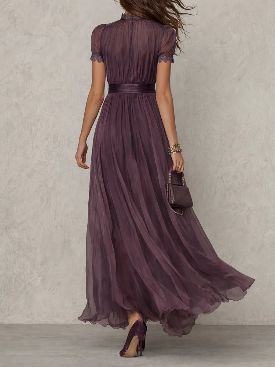 Valentine | Keyhole Neckline Maxi Dress – Wells & Rose