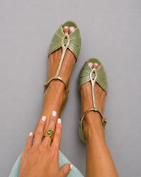 OPAL | Block Heel Peep Toe Shoes