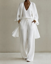 Tanisha | 3-piece Linen Look Set