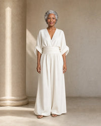 Imani | Jumpsuit to Feel Comfortable and Polished on Your Day.