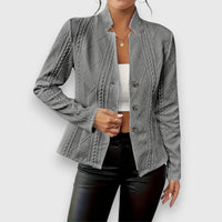 Loretta | Textured Button-Front Cardigan